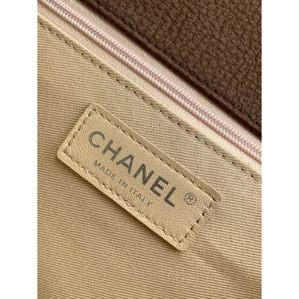 Chanel trendy cc flap handbag numbuck leather 25x35x10cm Bags