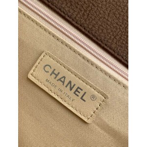 Chanel trendy cc flap handbag numbuck leather 25x35x10cm Bags