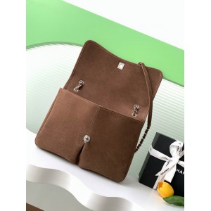 Chanel trendy cc flap handbag numbuck leather 25x35x10cm Bags