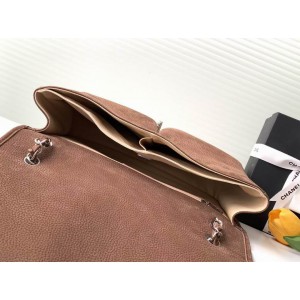 Chanel trendy cc flap handbag numbuck leather 25x35x10cm Bags