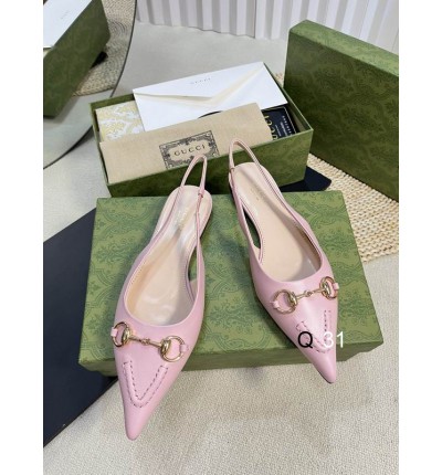 Gucci leather Slingback Pump 35-42