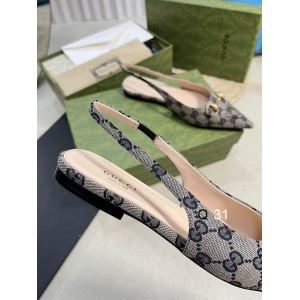 Gucci leather Slingback Pump 35-42 Shoes