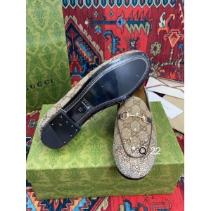 Gucci Crystals Jordaan Horsebit leather loafers 35-42 Shoes