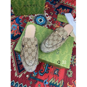 Gucci Princetown crystal slippers 35-42 Shoes