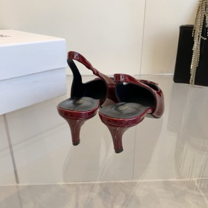 CELINE ALMA TRIOMPHE SLINGBACK in PATENT CALFSKIN 5cm 35-42 Shoes