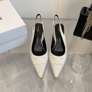 CELINE ALMA TRIOMPHE SLINGBACK in PATENT CALFSKIN 5cm 35-42 Shoes