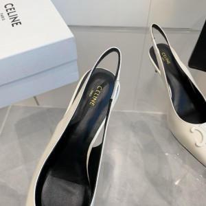 CELINE ALMA TRIOMPHE SLINGBACK in PATENT CALFSKIN 5cm 35-42 Shoes