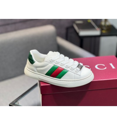 Gucci Ace Web Stripe leather sneakers 35-45