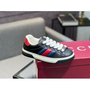 Gucci Ace Web Stripe leather sneakers 35-45 Shoes