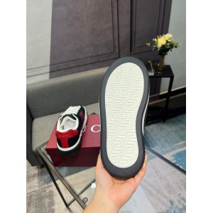 Gucci Ace Web Stripe leather sneakers 35-45 Shoes