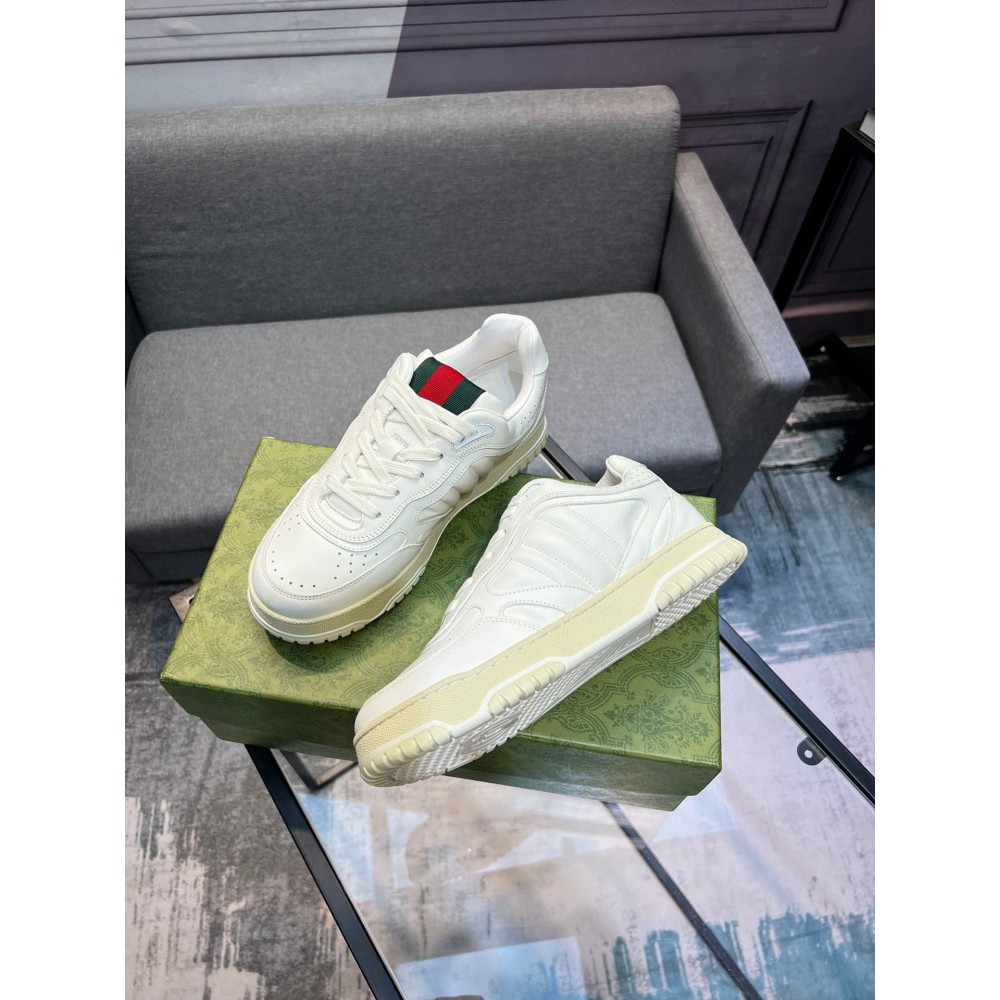 Gucci Re-Web leather sneakers 35-45 Shoes