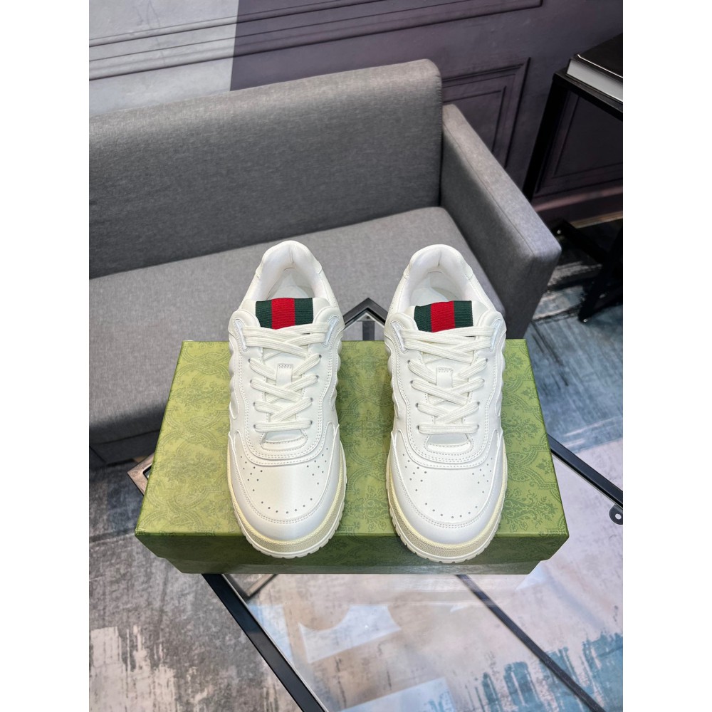 Gucci Re-Web leather sneakers 35-45 Shoes