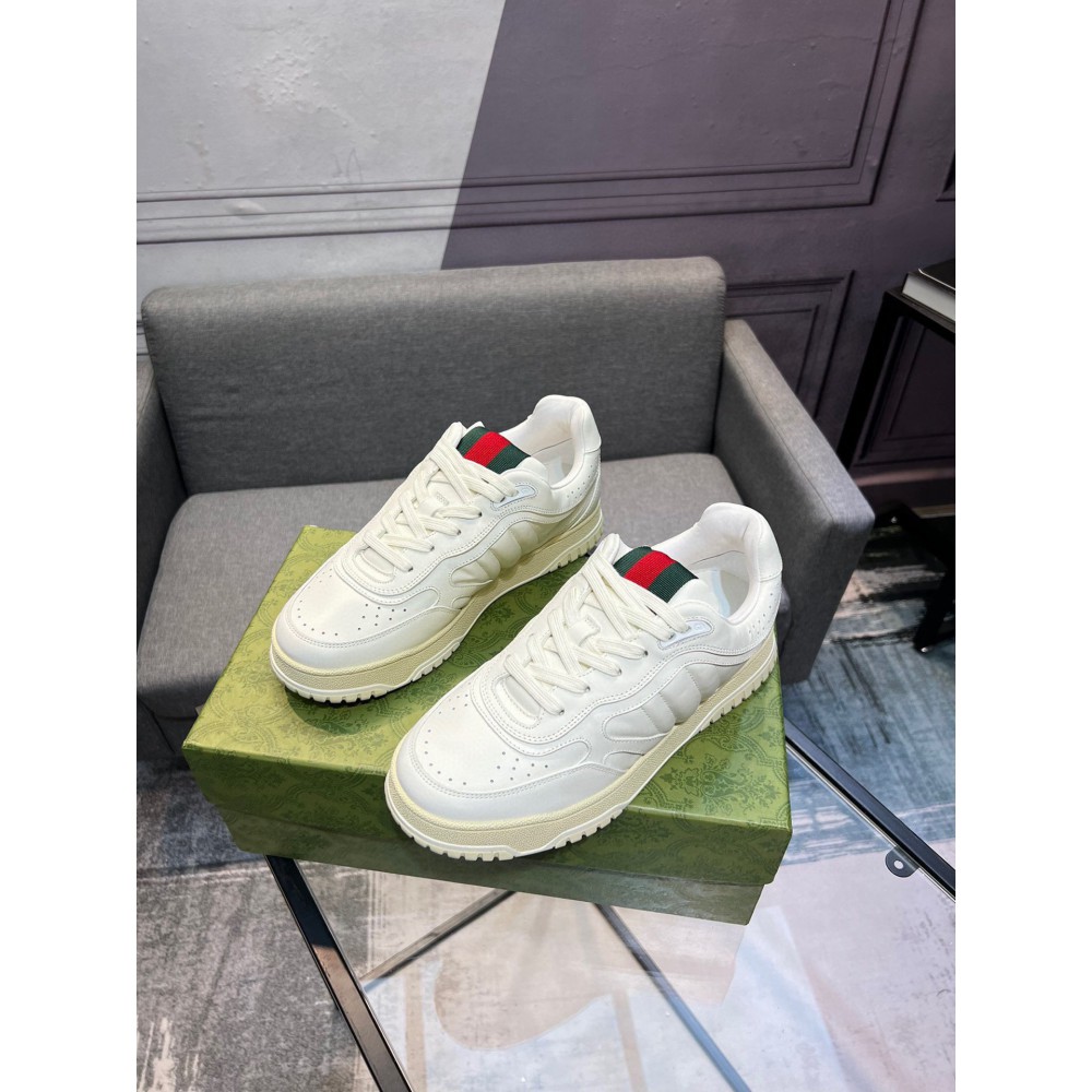 Gucci Re-Web leather sneakers 35-45 Shoes
