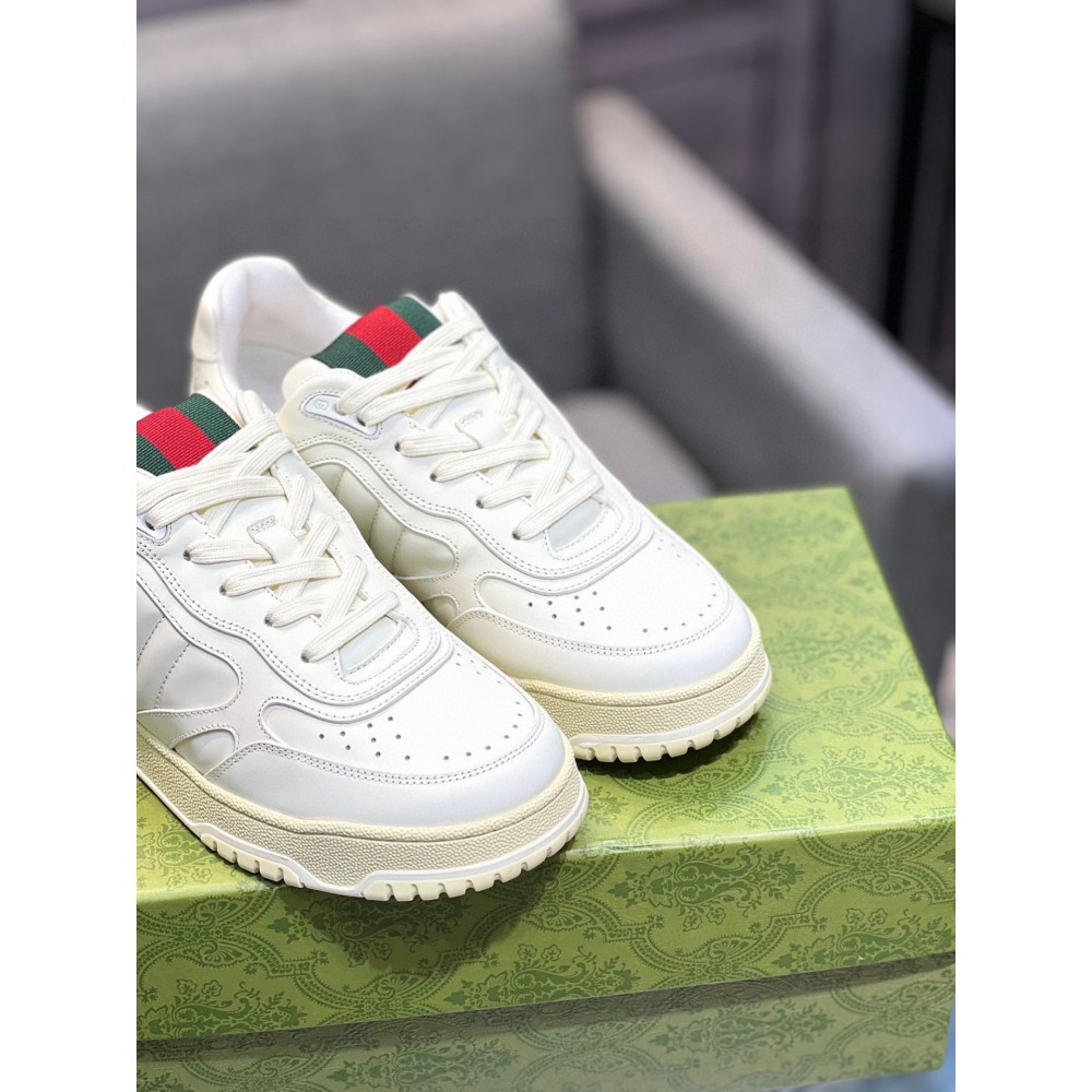 Gucci Re-Web leather sneakers 35-45 Shoes