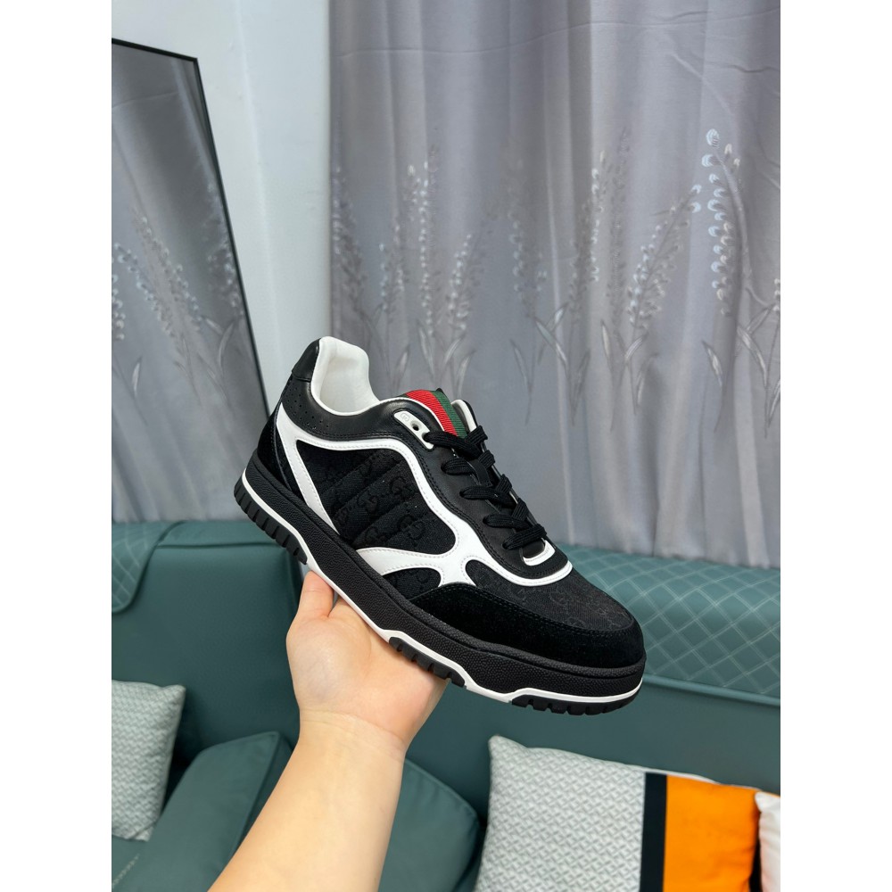 Gucci Re-Web leather sneakers 35-45 Shoes