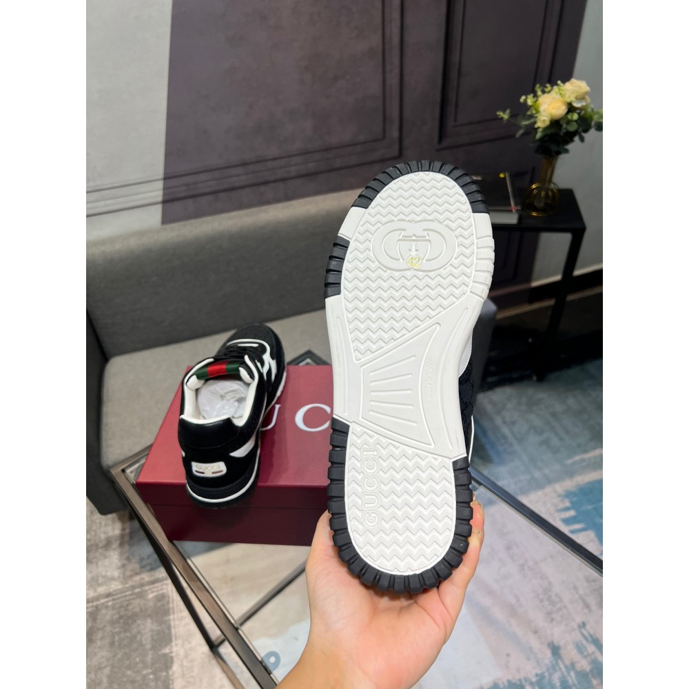 Gucci Re-Web leather sneakers 35-45 Shoes