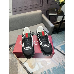 Gucci Re-Web leather sneakers 35-45 Shoes