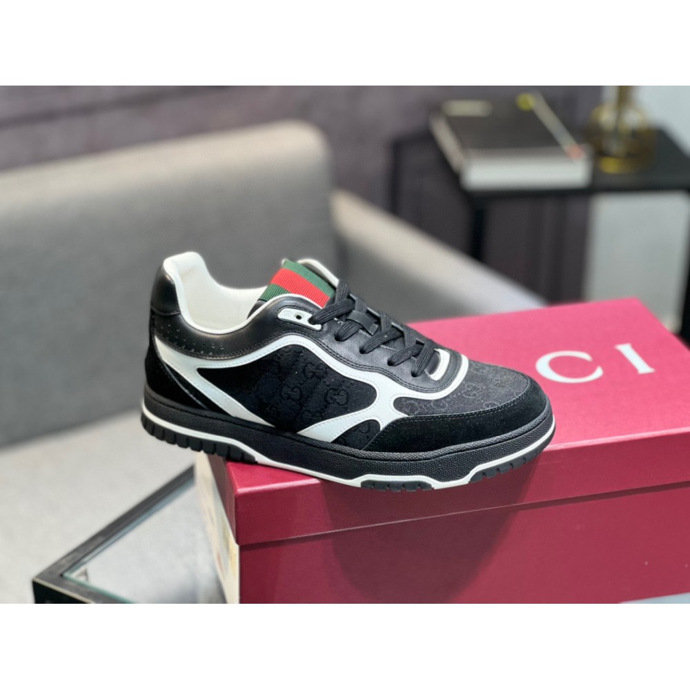 Gucci Re-Web leather sneakers 35-45 Shoes