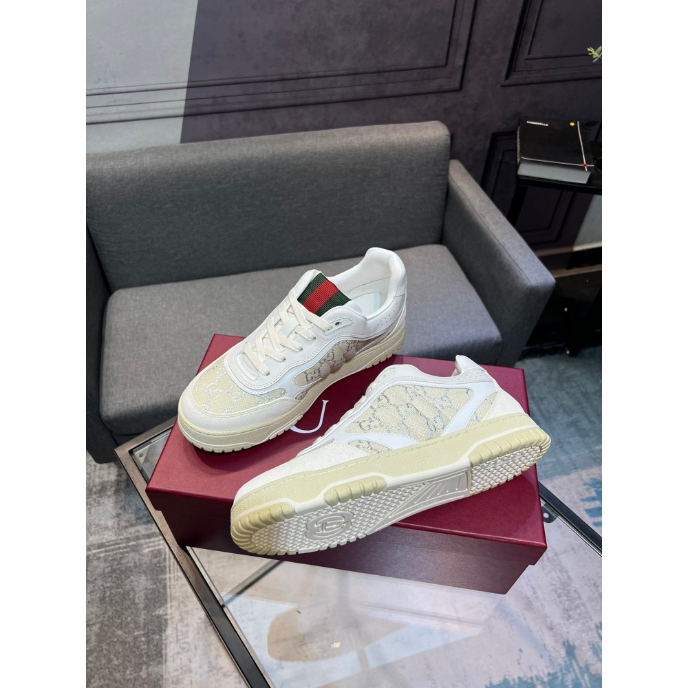 Gucci Re-Web leather sneakers 35-45 Shoes