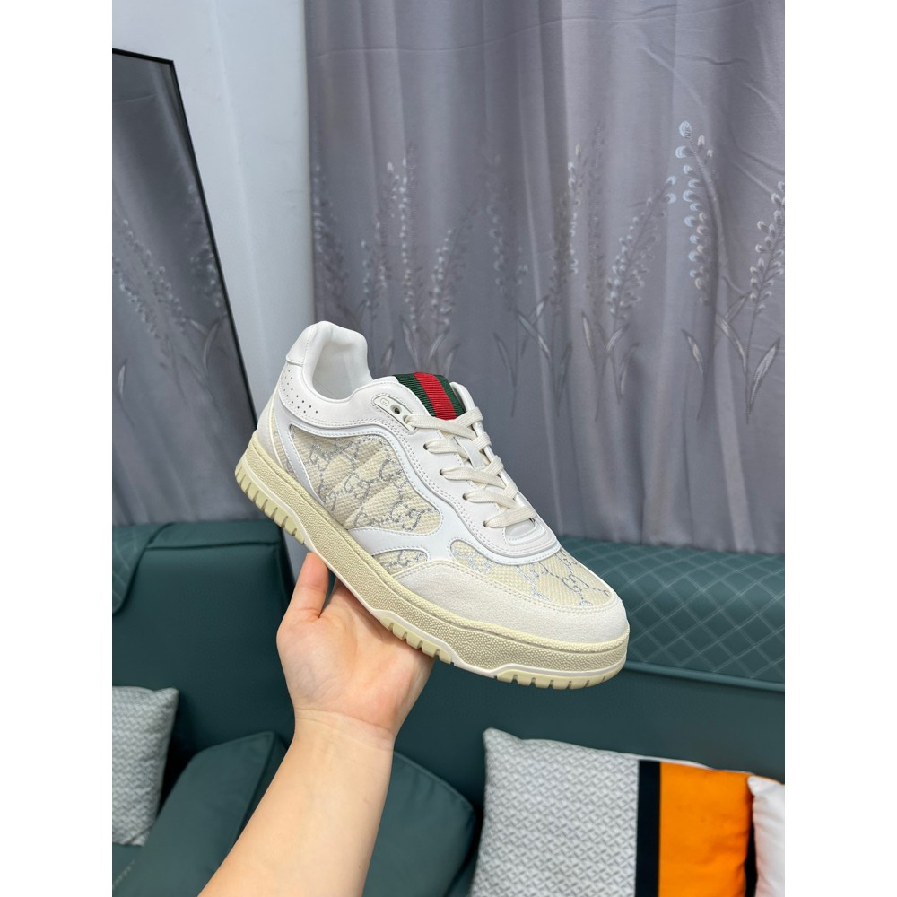 Gucci Re-Web leather sneakers 35-45 Shoes