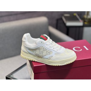 Gucci Re-Web leather sneakers 35-45 Shoes