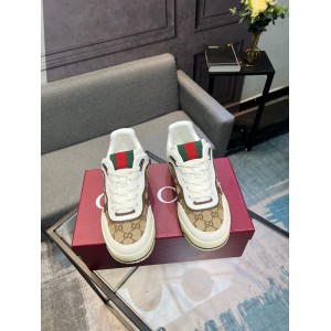 Gucci Re-Web leather sneakers 35-45 Shoes