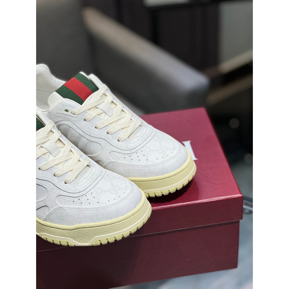Gucci Re-Web leather sneakers 35-45 Shoes