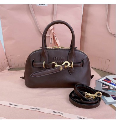 Miu Miu Aventure leather handbag 28x16.5x10cm