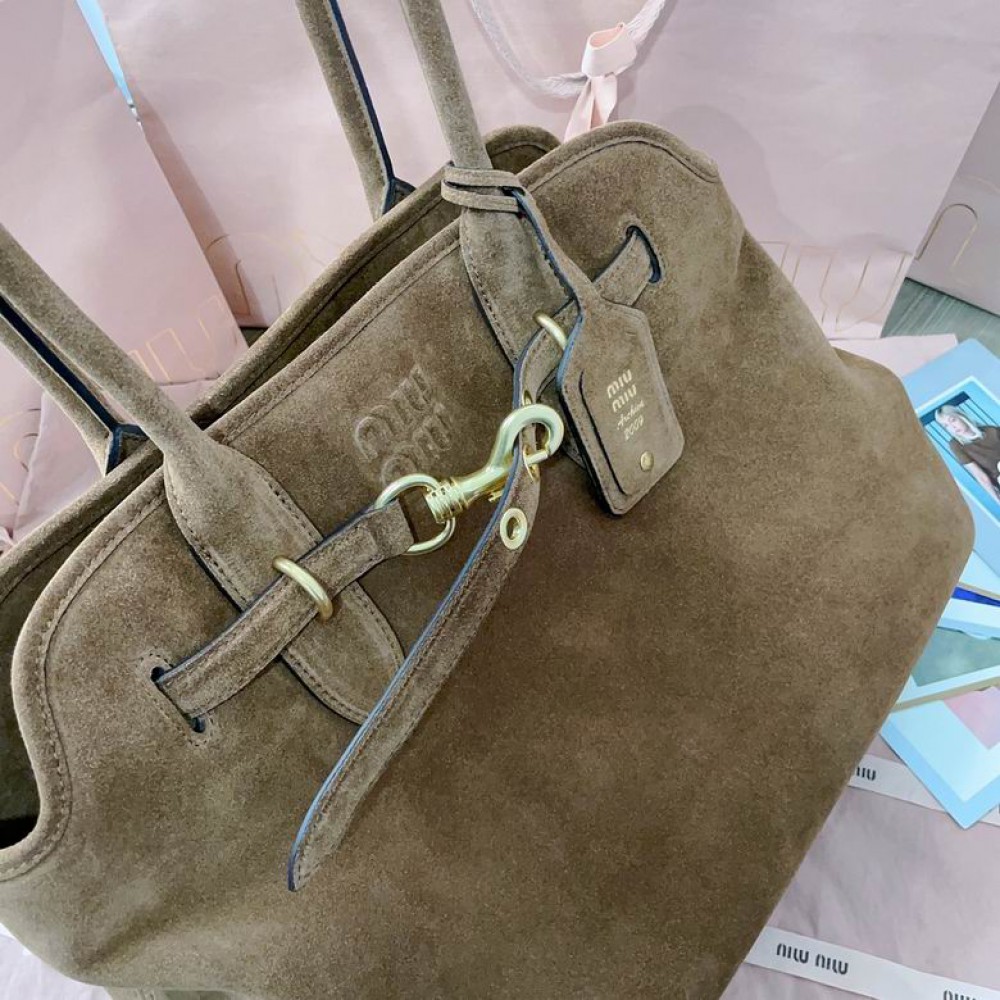 Miu Miu Aventure leather handbag 31x40x13cm Bags