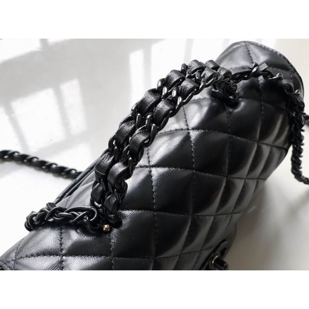 Chanel coco flap bag leather lambskin 12.5x20x6cm Bags