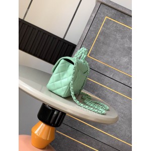 Chanel coco flap bag leather lambskin 12.5x20x6cm Bags