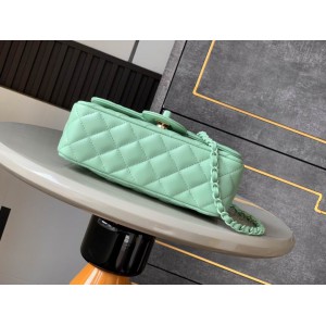 Chanel coco flap bag leather lambskin 12.5x20x6cm Bags