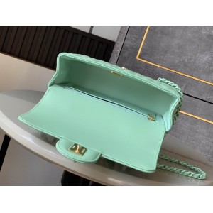 Chanel coco flap bag leather lambskin 12.5x20x6cm Bags