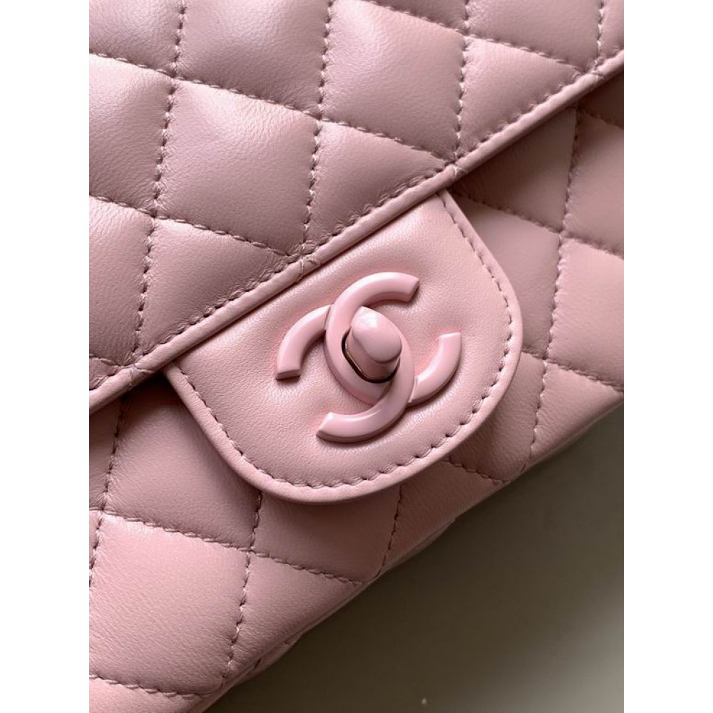 Chanel coco flap bag leather lambskin 12.5x20x6cm Bags