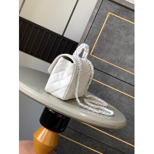 Chanel coco flap bag leather lambskin 12.5x20x6cm Bags