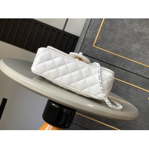 Chanel coco flap bag leather lambskin 12.5x20x6cm Bags