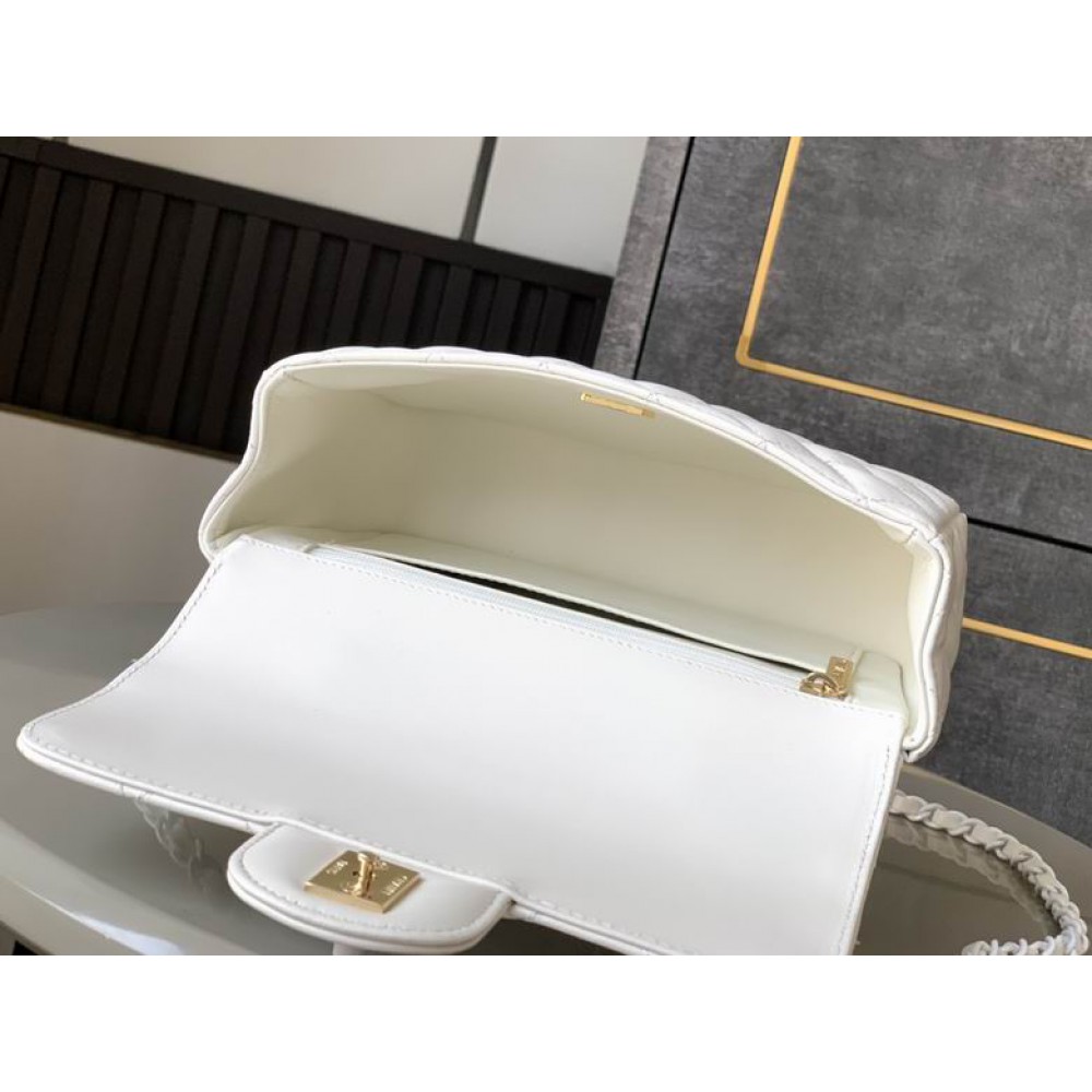 Chanel coco flap bag leather lambskin 12.5x20x6cm Bags