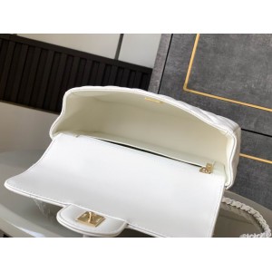 Chanel coco flap bag leather lambskin 12.5x20x6cm Bags