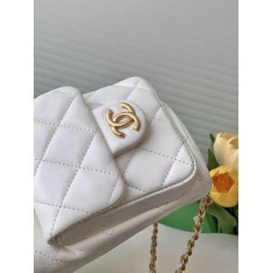 Chanel hobo backpack 24.5x18.8cm leather lambskin 