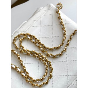 Chanel hobo backpack 24.5x18.8cm leather lambskin 