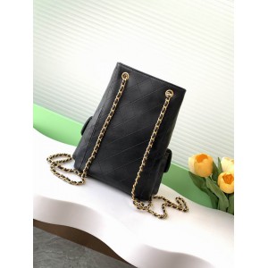 Chanel hobo backpack 24.5x18.8cm leather lambskin 