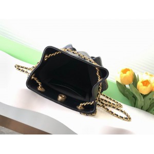 Chanel hobo backpack 24.5x18.8cm leather lambskin 