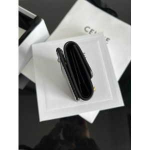 Celine wallet 10x7.5x3cm leather Accesories