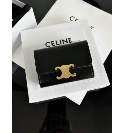 Celine wallet 10x7.5x3cm leather