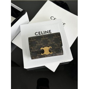 Celine wallet 10x7.5x3cm leather Accesories