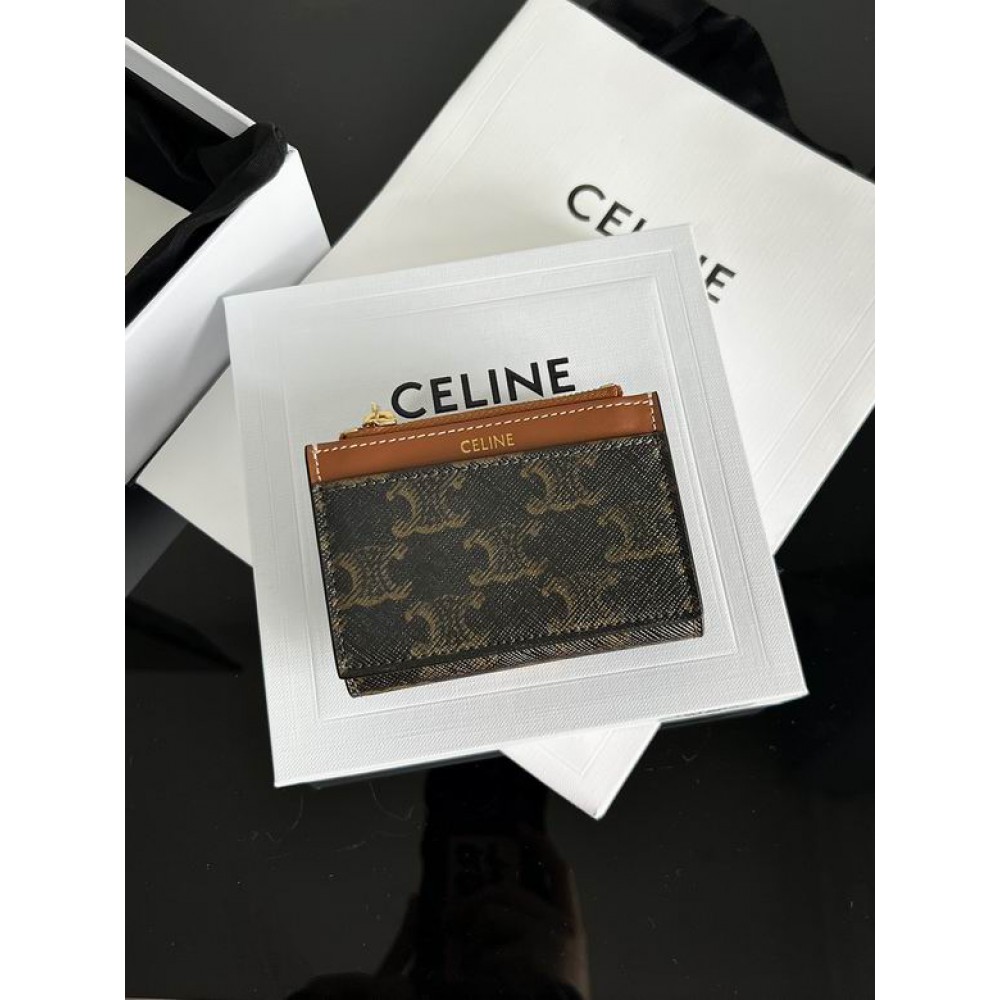 Celine wallet 10x7.5x3cm leather Accesories