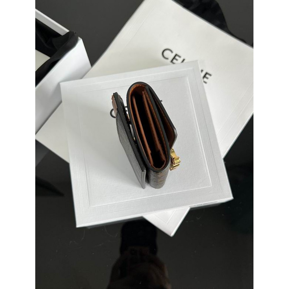 Celine wallet 10x7.5x3cm leather Accesories