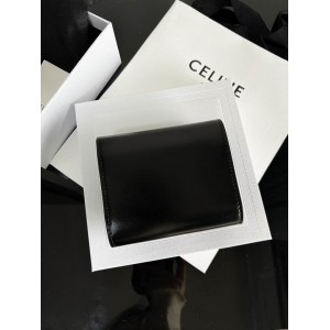 Celine wallet 10.5x8.5x4cm leather Accesories