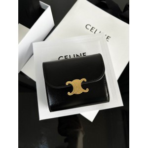 Celine wallet 10.5x8.5x4cm leather Accesories