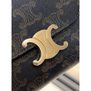 Celine wallet 10.5x8.5x4cm leather Accesories